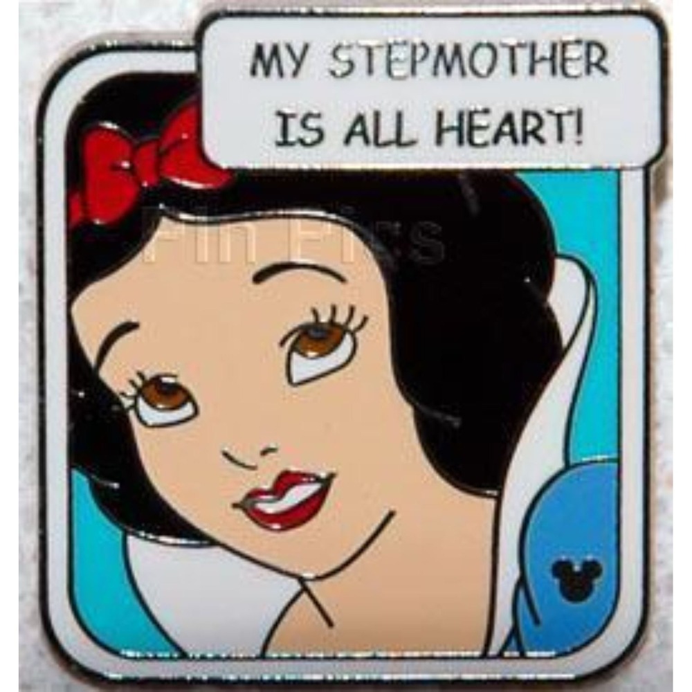 Disney Pin Snow White Princess Quote My Stepmother is all heart DLR 2007 51762‎
